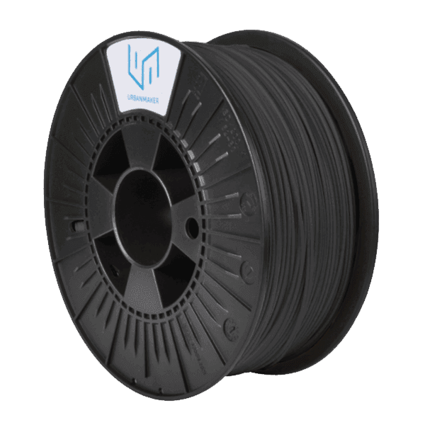 URBANMAKER-Filamentspule UM-TPU 95A flexibel, Schwarz, 1 kg